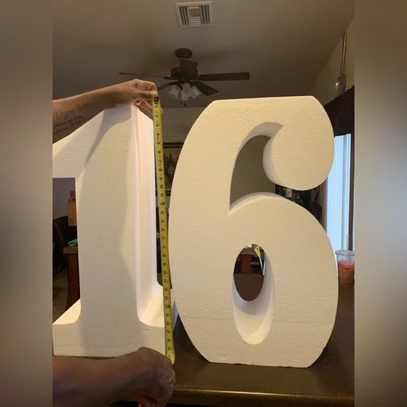 Sweet 16 numbers please see pics.. pics list the size and thickness, etc..
